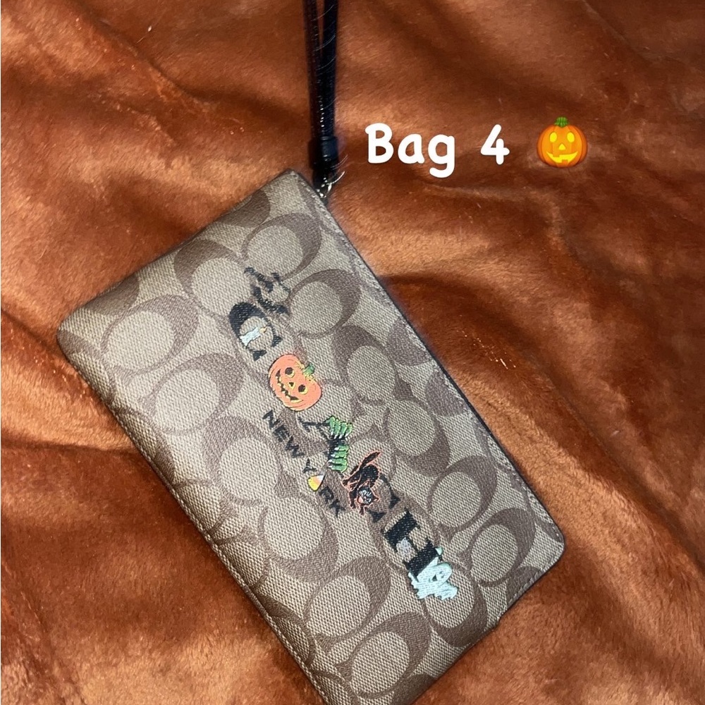 Halloween coach wristlet